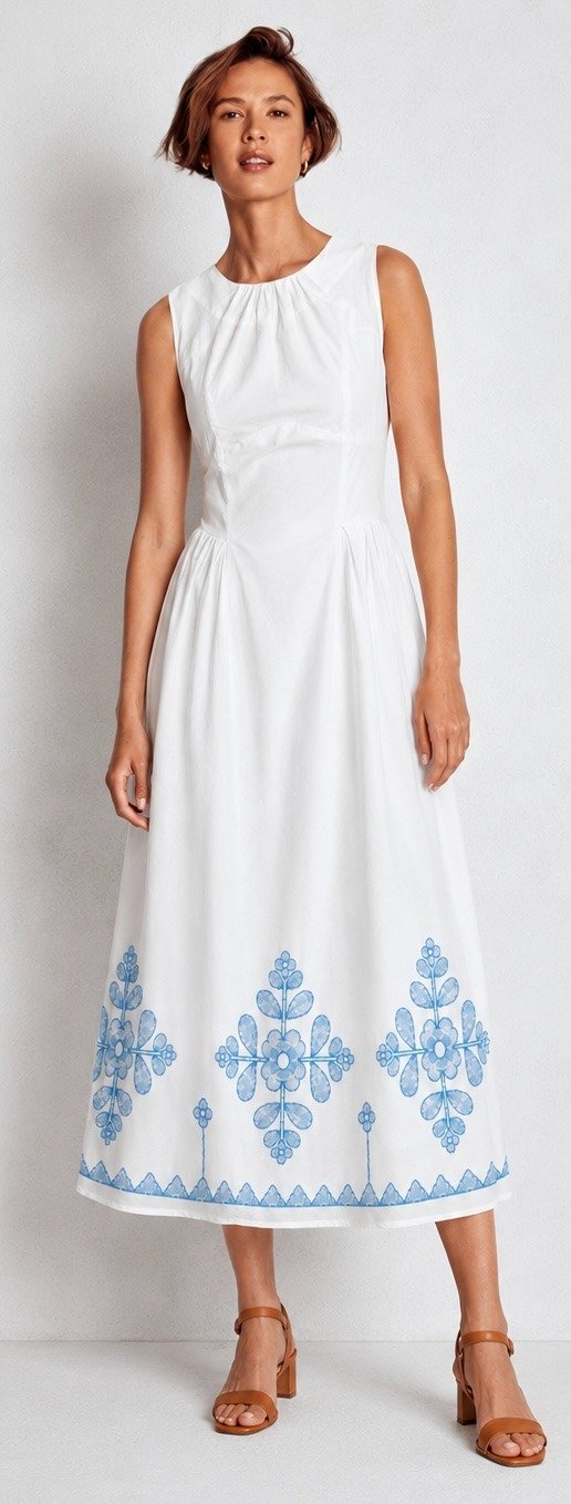 Elegant Summer Linen Dress
